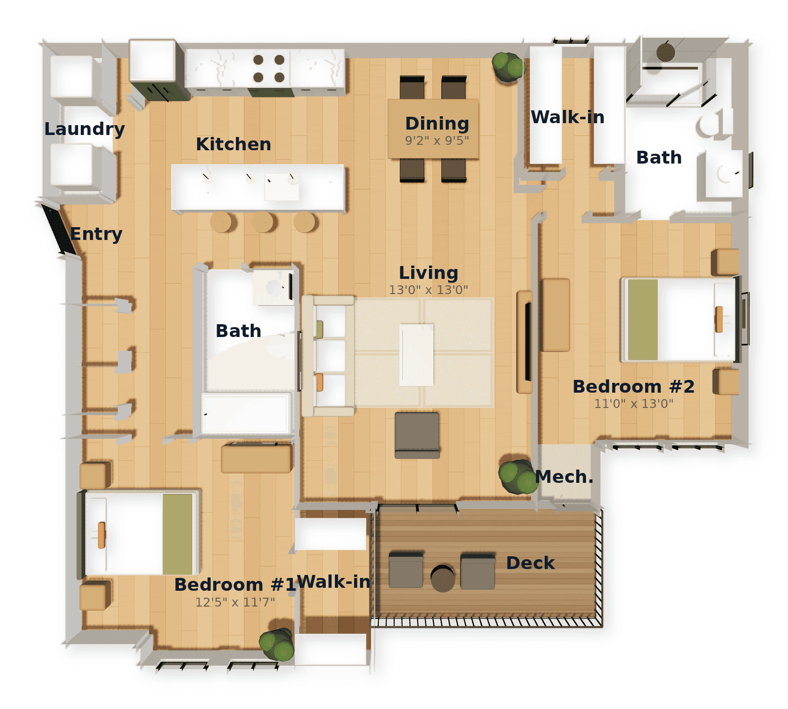 Floor plan B2