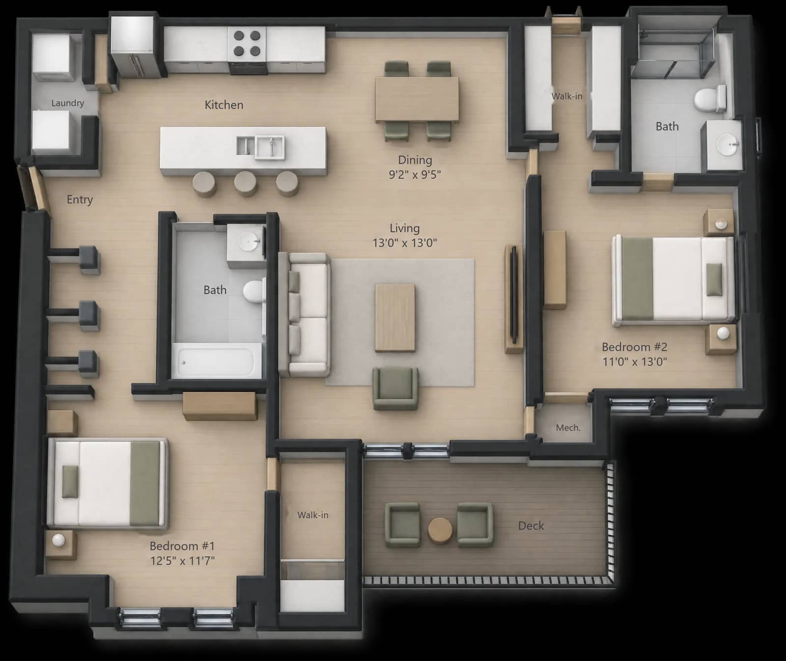 Floor plan B2