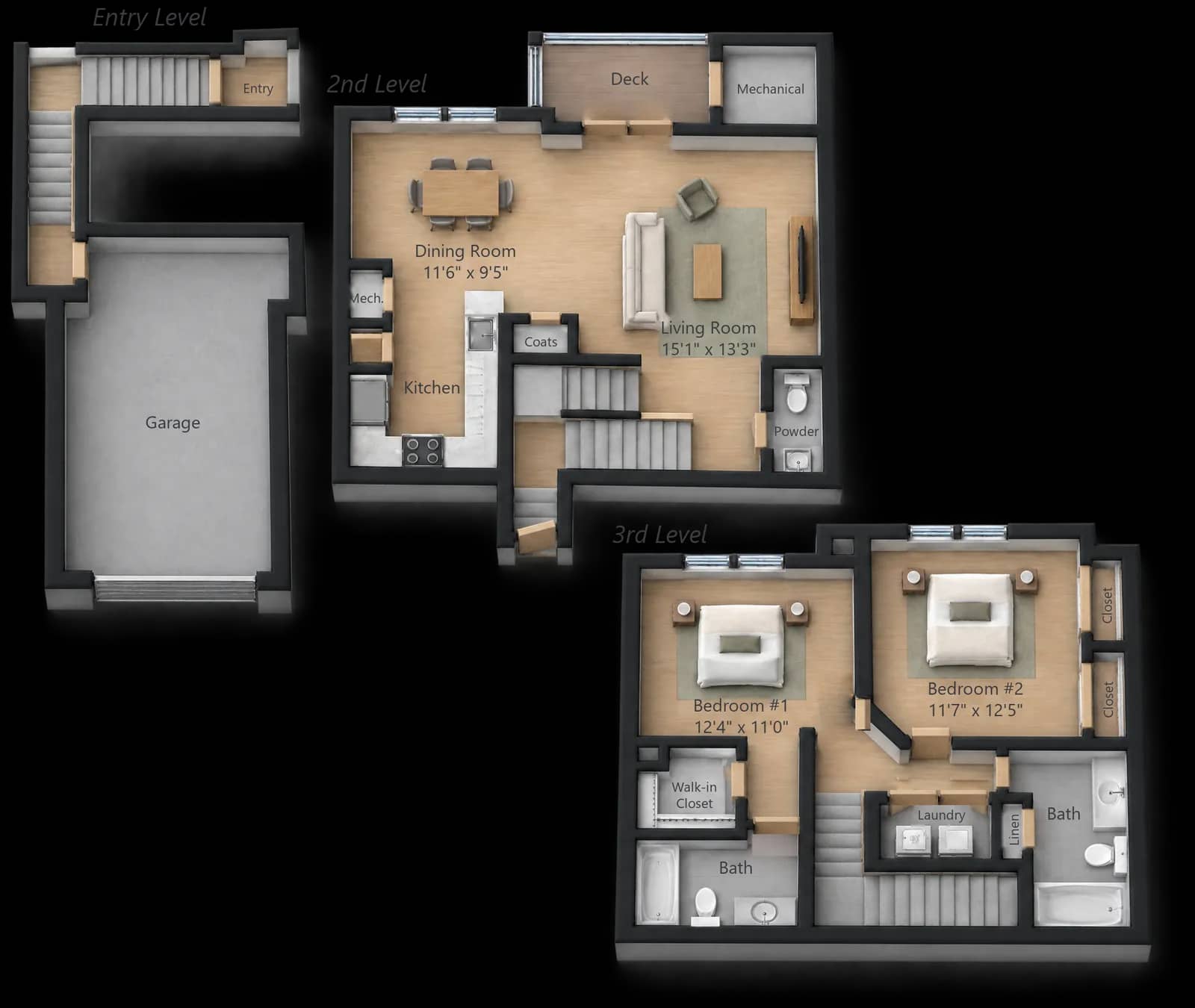 Floor plan B6THG