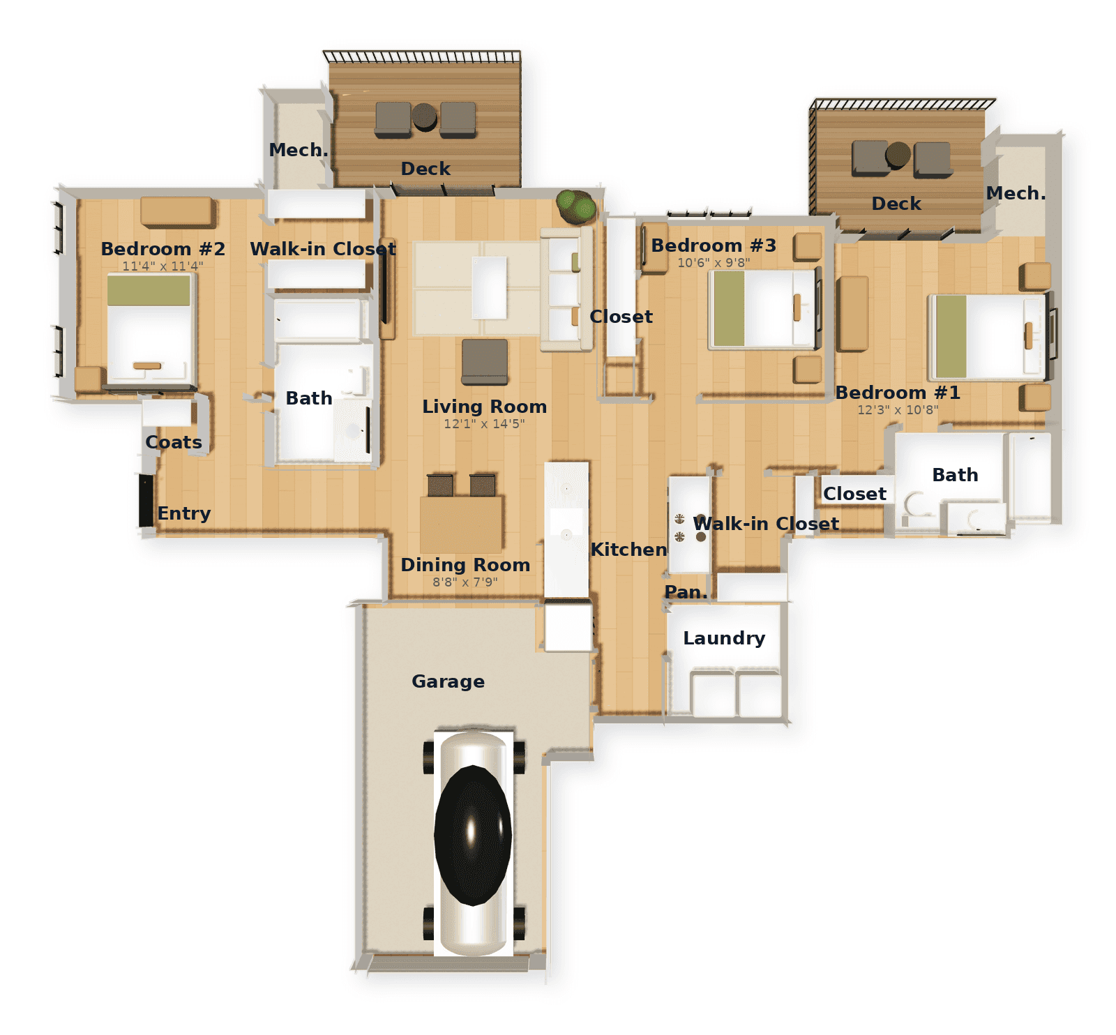 Floor plan C1G