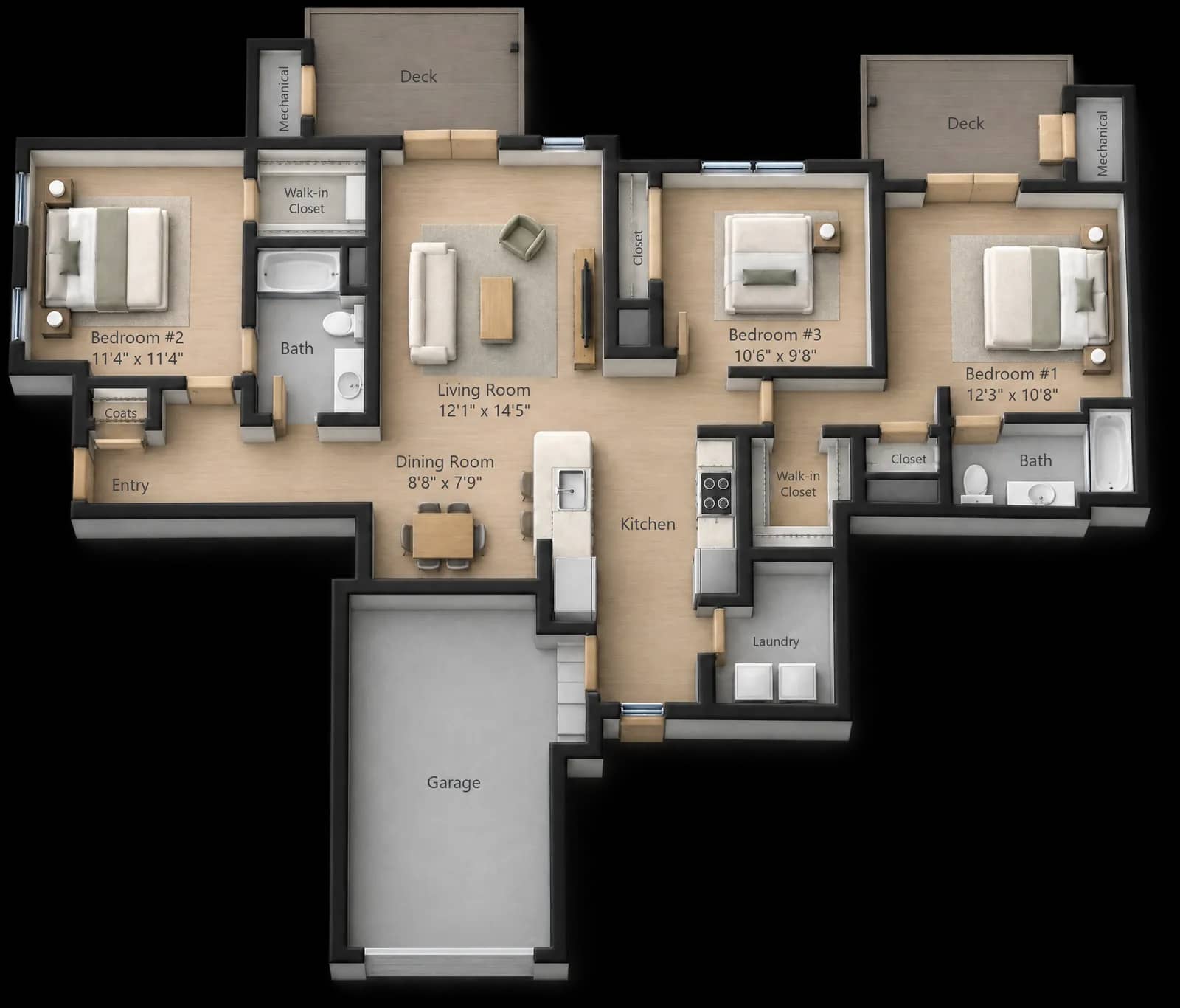 Floor plan C1G
